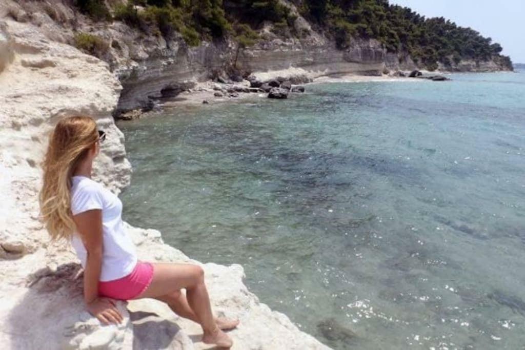 Seaside Beach House Siviri Buitenkant foto