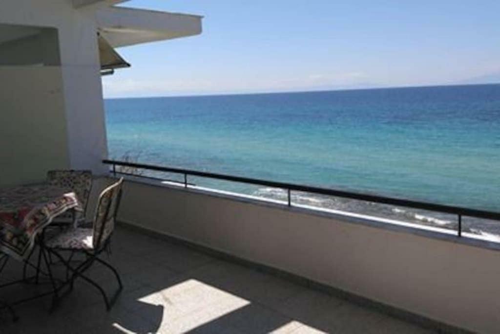 Seaside Beach House Siviri Buitenkant foto