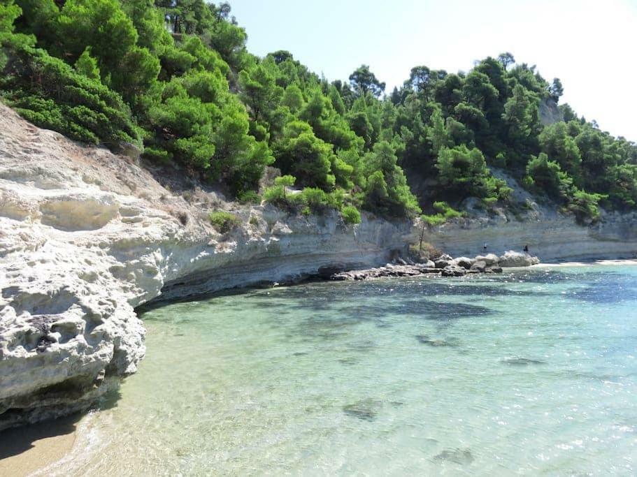 Seaside Beach House Siviri Buitenkant foto