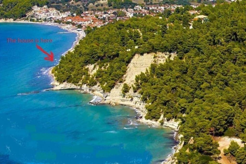 Seaside Beach House Siviri Buitenkant foto