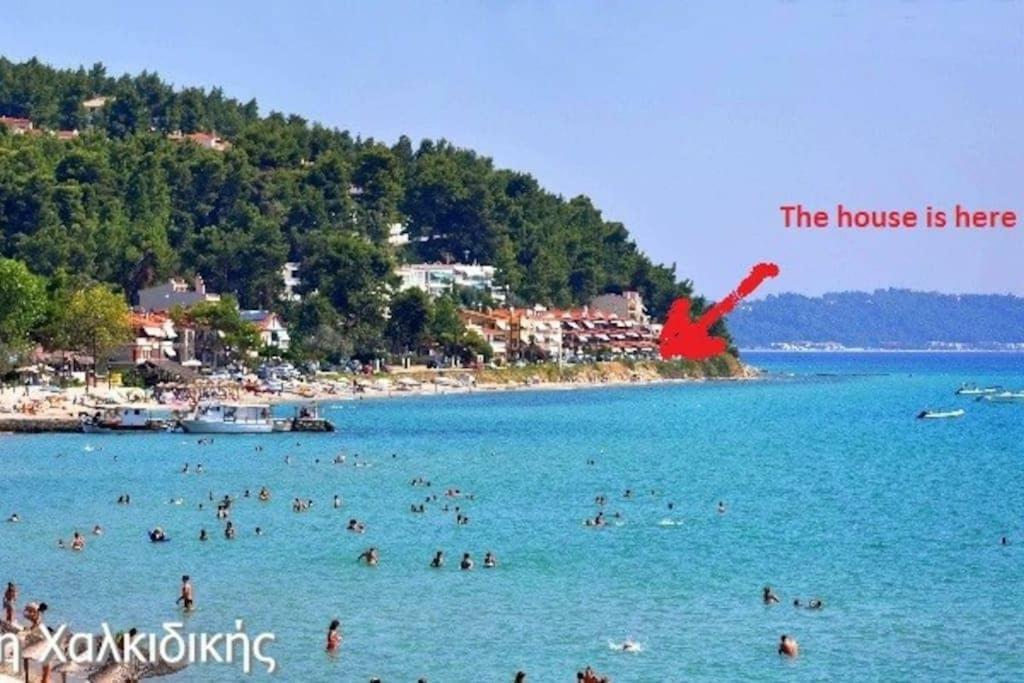 Seaside Beach House Siviri Buitenkant foto